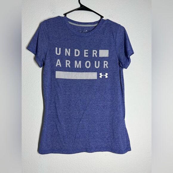 Under Armour Threadborne Loose Fit Blue Shirt size S - Picture 1 of 5